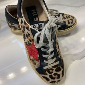 Size 36, authentic Golden Goose, leather sneakers.